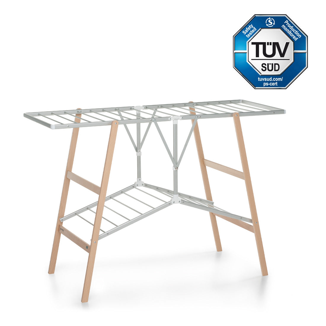 FOPPAPEDRETTI stalak za sušenje rublja Ciak – aluminij/prirodna boja
